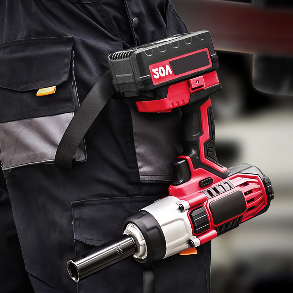 1/2" 20V Brushless Impact Wrench Kit with 3.0Ah Battery and 4 Sockets