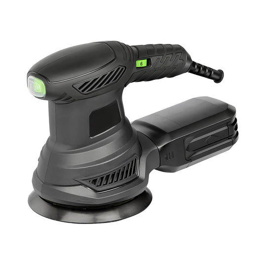 5" 280W Orbital Sander with Dust Collector and 15 Sanding Discs