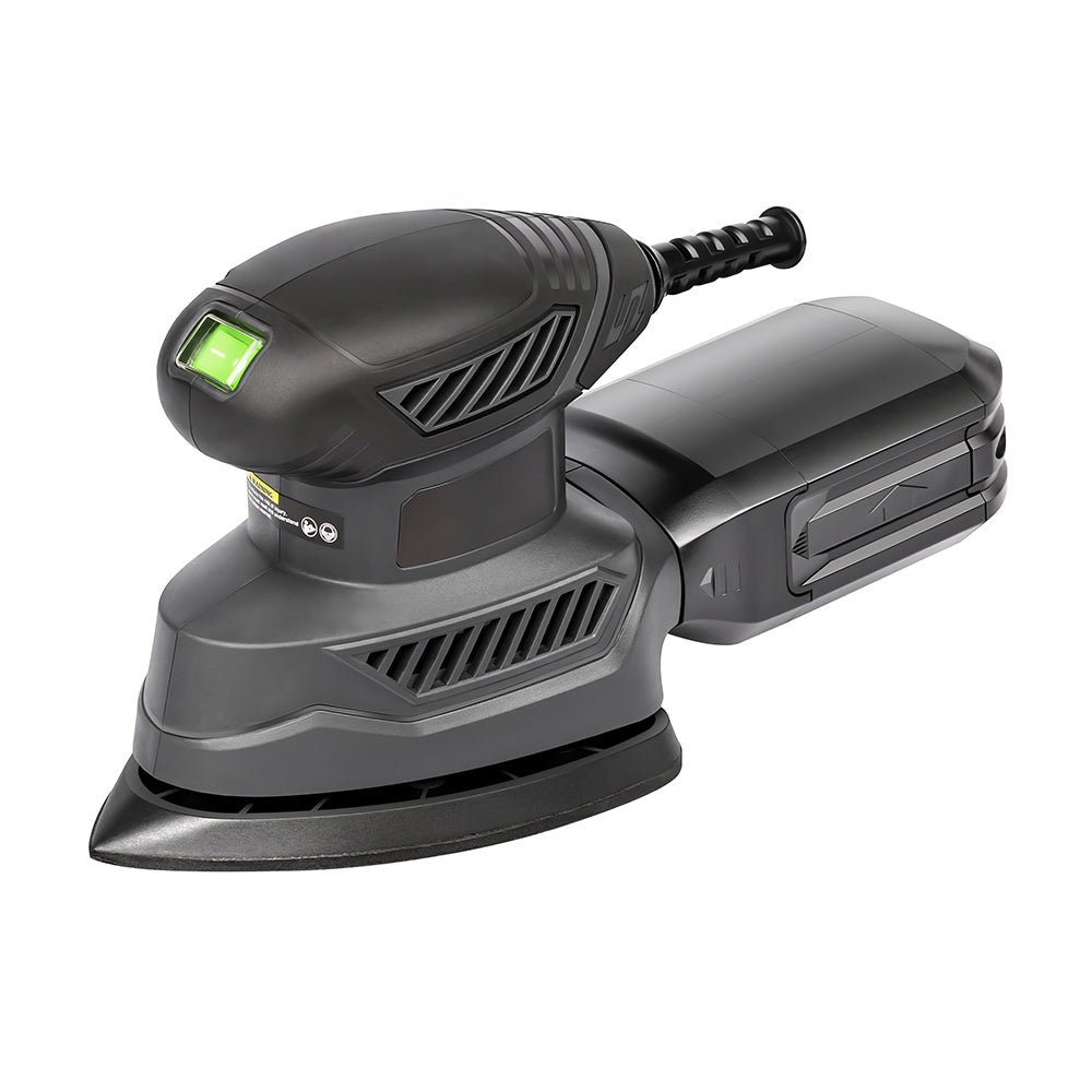 Detail Sander with Dust Box and 20 Sandpapers for Woodworking