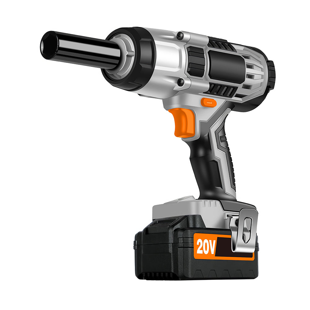 1/2" 20V Brushless Impact Wrench Kit with 3.0Ah Battery and 4 Sockets