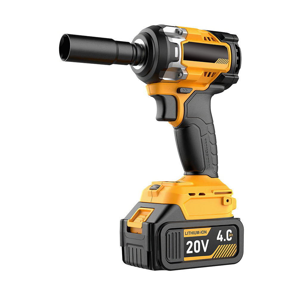 1/2" 20V Brushless Impact Wrench with 2 Batteries and Fast Charger