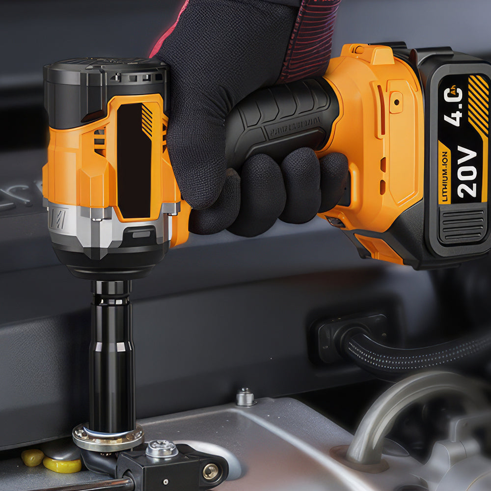 1/2" 20V Brushless Impact Wrench with 2 Batteries and Fast Charger