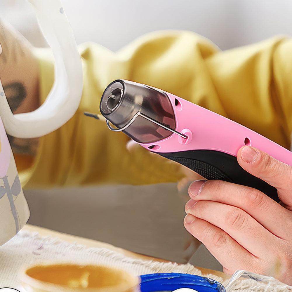 400W Mini Heat Gun with Reflector Nozzle and Overload Protection