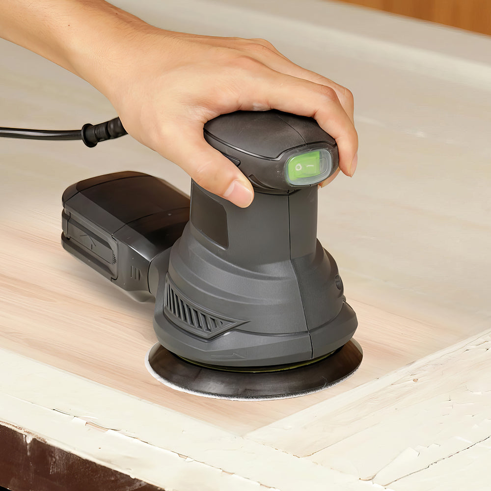 5" 280W Orbital Sander with Dust Collector and 15 Sanding Discs